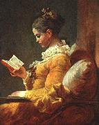 Jean-Honore Fragonard, Young Girl Reading